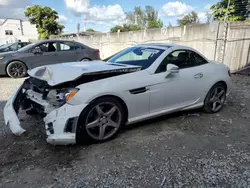 Salvage cars for sale at Opa Locka, FL auction: 2015 Mercedes-Benz SLK 250