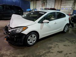 KIA salvage cars for sale: 2016 KIA Forte LX