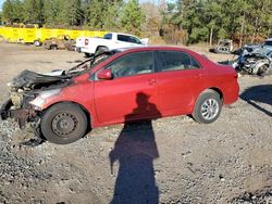 Toyota Corolla salvage cars for sale: 2011 Toyota Corolla Base