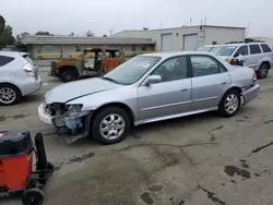 Salvage cars for sale at Martinez, CA auction: 2001 Honda Accord EX