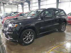 Salvage cars for sale at Ham Lake, MN auction: 2020 Jeep Grand Cherokee Limited