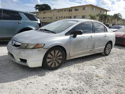 Honda salvage cars for sale: 2009 Honda Civic LX