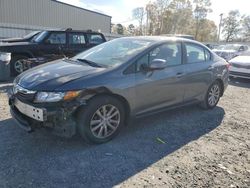 Salvage cars for sale at Gastonia, NC auction: 2012 Honda Civic EX