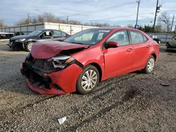 Salvage cars for sale at Hillsborough, NJ auction: 2016 Toyota Corolla L