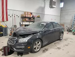 Salvage cars for sale at Des Moines, IA auction: 2015 Chevrolet Cruze LT