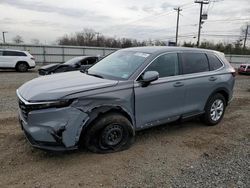 Salvage cars for sale at Hillsborough, NJ auction: 2025 Honda CR-V LX