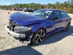 Salvage cars for sale at Greenwell Springs, LA auction: 2022 Honda Accord Sport SE