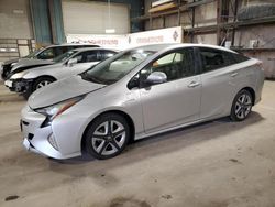 Salvage cars for sale at Eldridge, IA auction: 2017 Toyota Prius