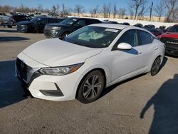 Salvage cars for sale at Bridgeton, MO auction: 2021 Nissan Sentra SV