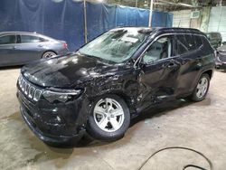 Salvage cars for sale at Woodhaven, MI auction: 2022 Jeep Compass Latitude