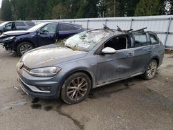 Volkswagen salvage cars for sale: 2018 Volkswagen Golf Alltrack S