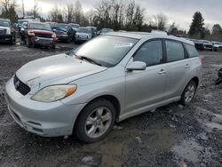 Salvage cars for sale at Portland, OR auction: 2004 Toyota Corolla Matrix Base