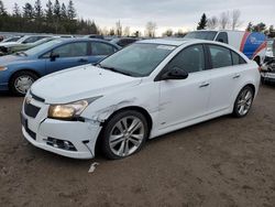 Salvage cars for sale from Copart Bowmanville, ON: 2011 Chevrolet Cruze LTZ