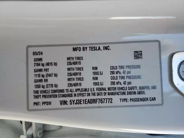 2024 Tesla Model 3