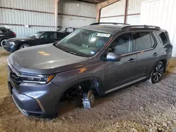 Salvage cars for sale at Houston, TX auction: 2025 Honda Pilot Touring