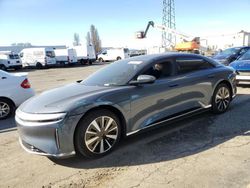 Salvage cars for sale at Hayward, CA auction: 2023 Lucid Motors AIR Pure