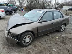 Chevrolet Prizm salvage cars for sale: 2000 Chevrolet GEO Prizm Base