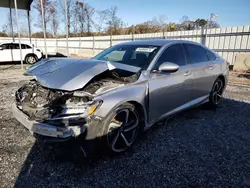 Salvage cars for sale at Spartanburg, SC auction: 2019 Honda Accord Sport