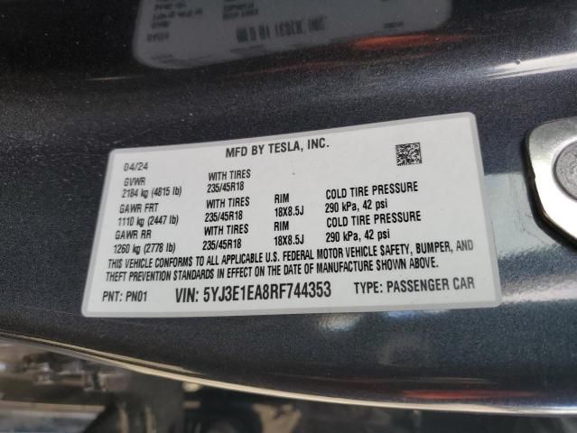 2024 Tesla Model 3