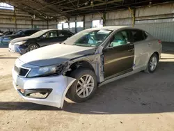 KIA salvage cars for sale: 2013 KIA Optima LX