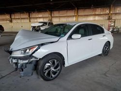 Salvage cars for sale at Phoenix, AZ auction: 2016 Honda Accord LX