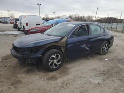 Salvage cars for sale from Copart Indianapolis, IN: 2016 Honda Accord LX