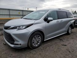 Salvage cars for sale at Dyer, IN auction: 2022 Toyota Sienna XLE