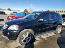 Mercedes-Benz salvage cars for sale: 2009 Mercedes-Benz ML 550