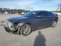 Salvage cars for sale at Dunn, NC auction: 2020 Honda Accord LX