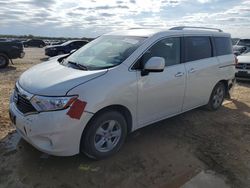 Salvage cars for sale at San Antonio, TX auction: 2017 Nissan Quest S