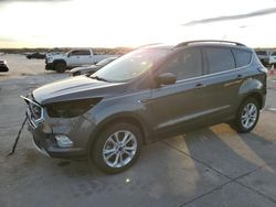 Salvage cars for sale at Grand Prairie, TX auction: 2017 Ford Escape SE