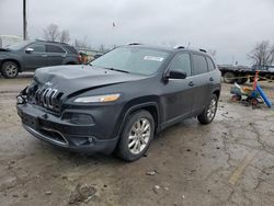 Salvage cars for sale at Pekin, IL auction: 2014 Jeep Cherokee Limited