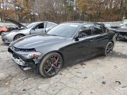 Salvage cars for sale at Austell, GA auction: 2020 Alfa Romeo Giulia