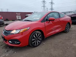 Salvage cars for sale at Elgin, IL auction: 2015 Honda Civic EXL