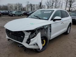 Salvage cars for sale at Central Square, NY auction: 2021 Audi Q5 Premium