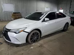 Salvage cars for sale at Franklin, WI auction: 2016 Toyota Camry LE