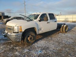 Chevrolet salvage cars for sale: 2012 Chevrolet Silverado C3500