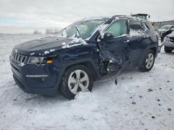 Salvage cars for sale at Wayland, MI auction: 2018 Jeep Compass Latitude