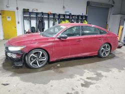 Salvage cars for sale at Candia, NH auction: 2022 Honda Accord Sport