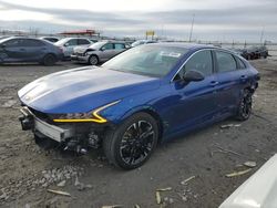 Salvage cars for sale at Cahokia Heights, IL auction: 2021 KIA K5 GT Line