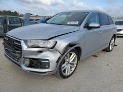 Salvage cars for sale at Harleyville, SC auction: 2017 Audi Q7 Prestige