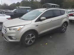 Salvage cars for sale at Savannah, GA auction: 2017 Ford Escape SE