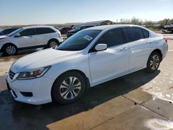 Salvage cars for sale from Copart Grand Prairie, TX: 2015 Honda Accord LX