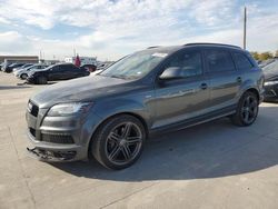 Salvage cars for sale at Grand Prairie, TX auction: 2015 Audi Q7 Prestige