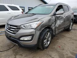 Salvage cars for sale at Pekin, IL auction: 2016 Hyundai Santa FE Sport