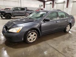 Honda salvage cars for sale: 2007 Honda Accord SE