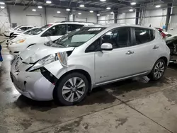 Nissan Vehiculos salvage en venta: 2017 Nissan Leaf S