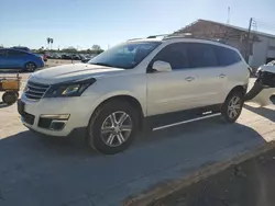 Salvage cars for sale at Corpus Christi, TX auction: 2015 Chevrolet Traverse LT