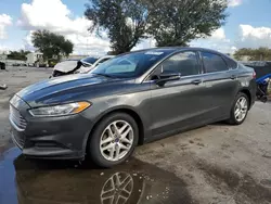 Salvage cars for sale at Orlando, FL auction: 2016 Ford Fusion SE