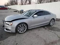 Salvage cars for sale at Bridgeton, MO auction: 2016 Audi A5 Premium Plus S-Line